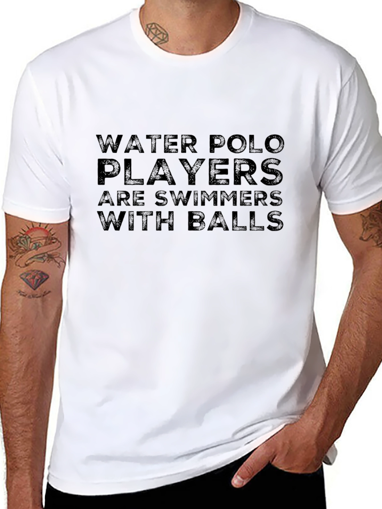 Water Polo Players Graphic Tee