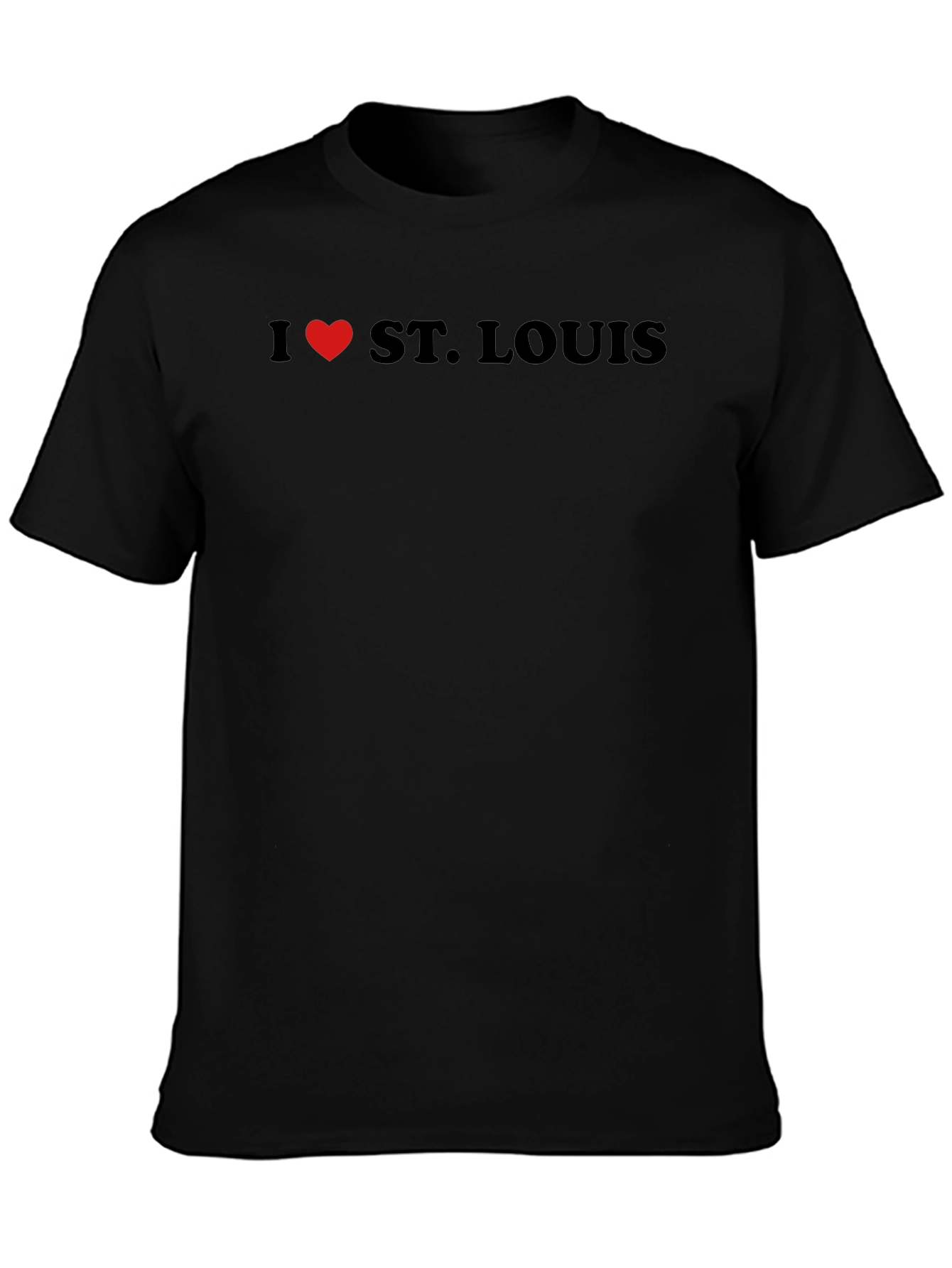 I Heart St. Louis Black T-Shirt