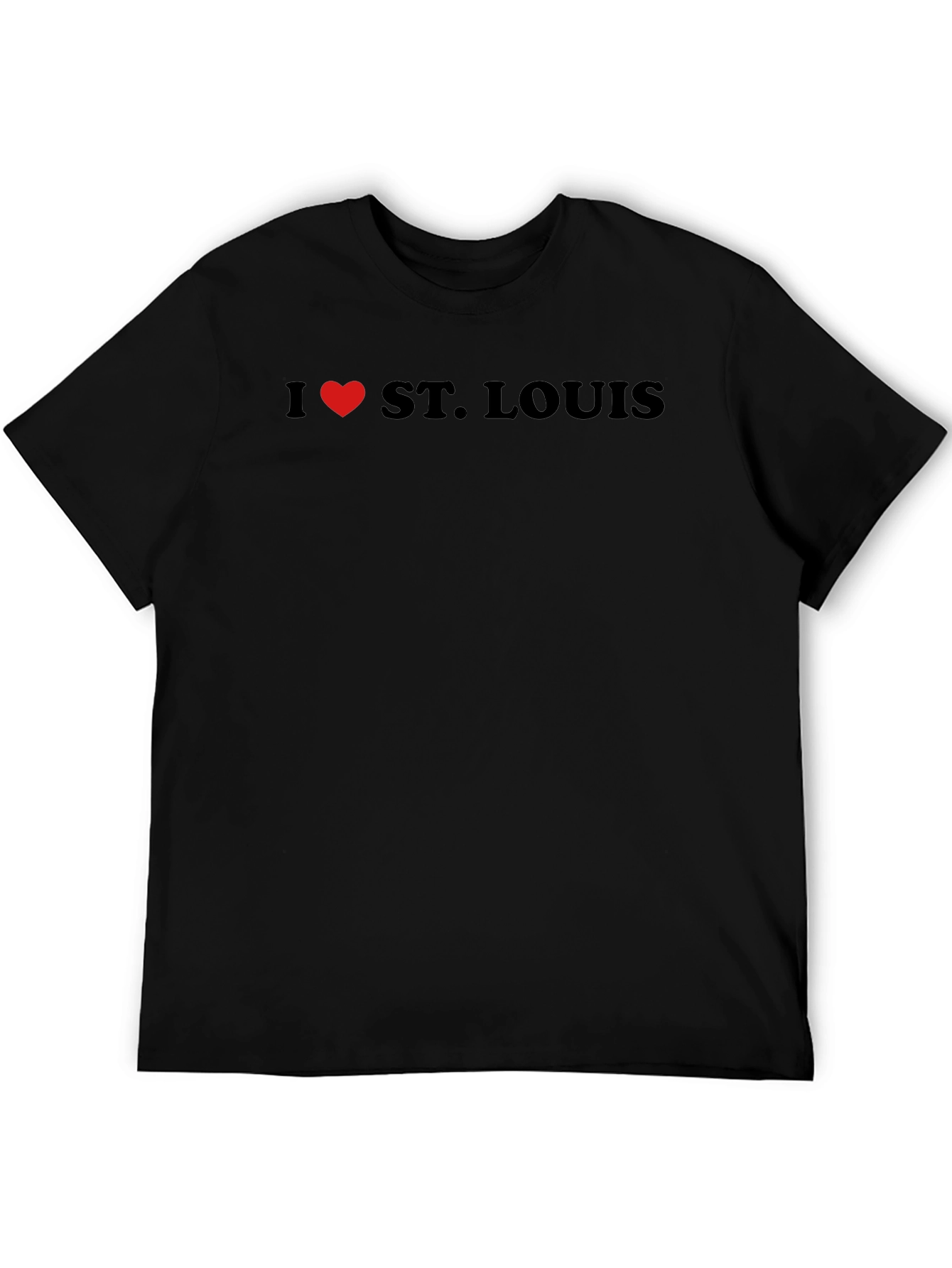 I Heart St. Louis Black T-Shirt
