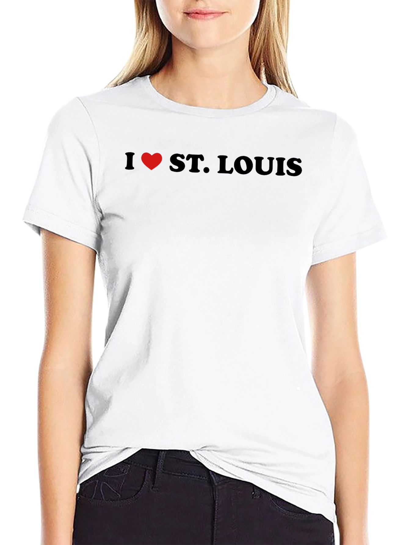 I Heart St. Louis Black T-Shirt