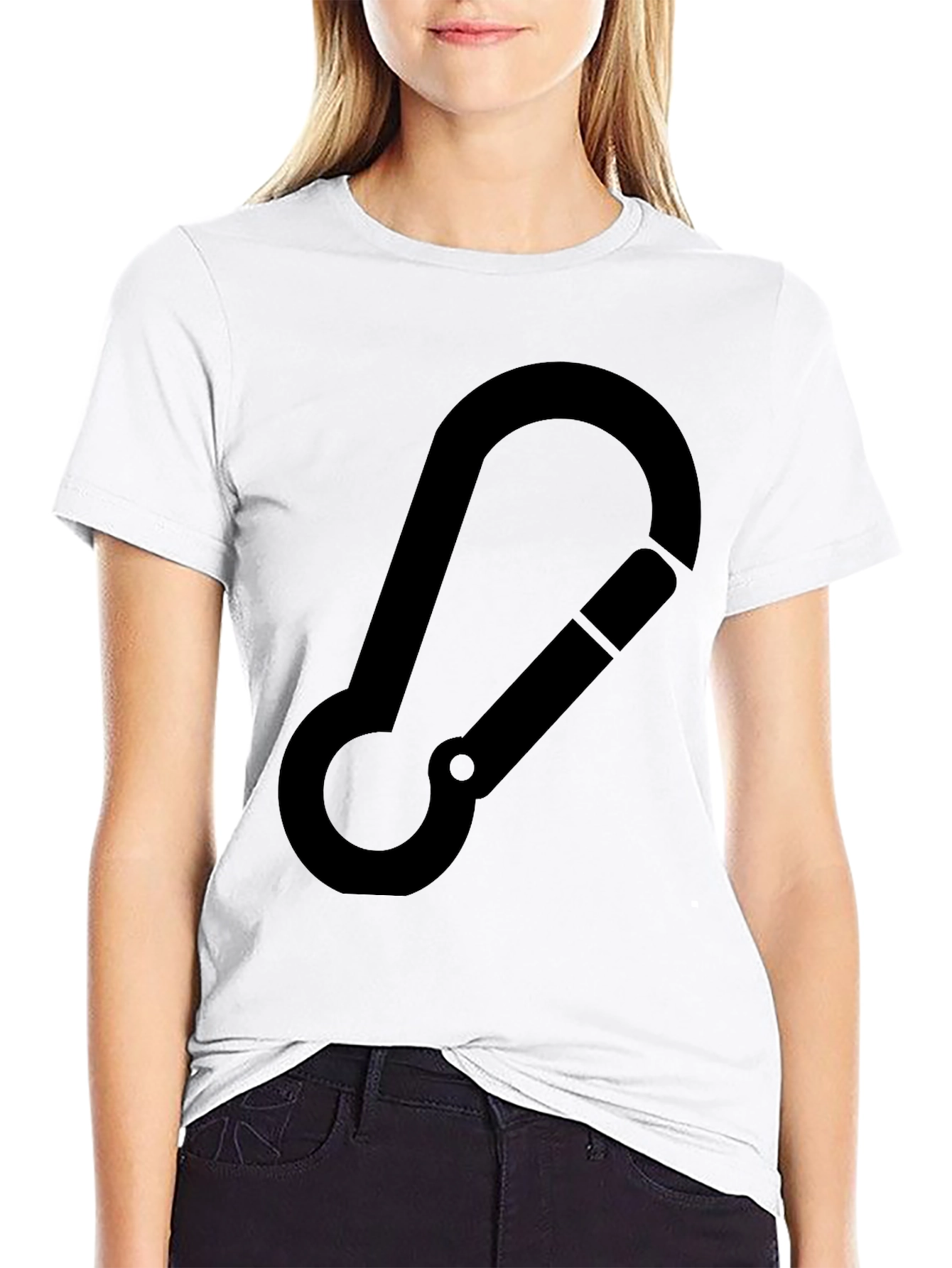 Carabiner Graphic Black T-Shirt