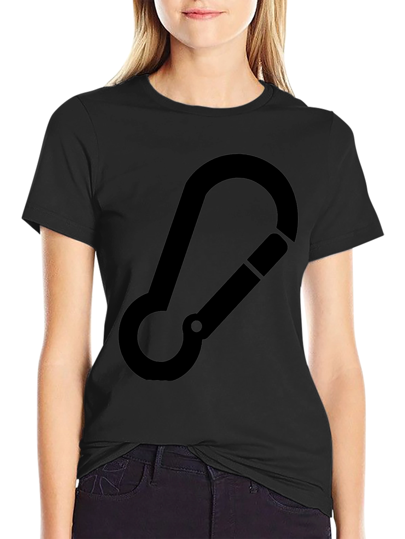 Carabiner Graphic Black T-Shirt
