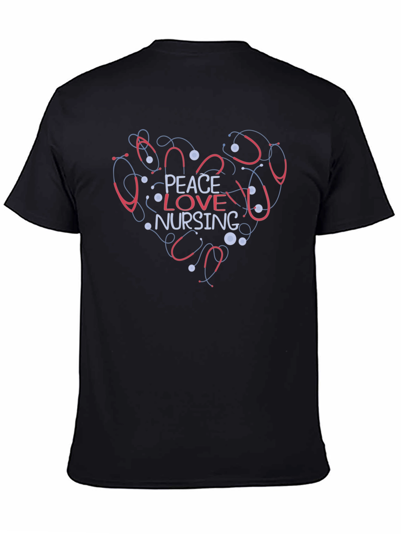 Peace Love Nursing T-Shirt Nurse Gift