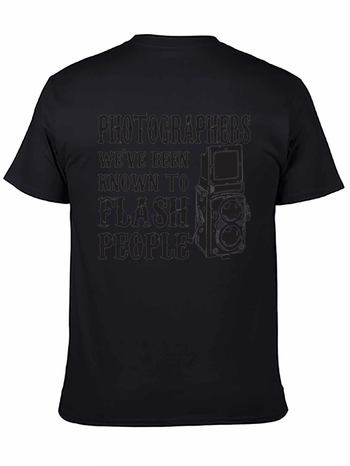 Photographer Humor Tee: Flash People