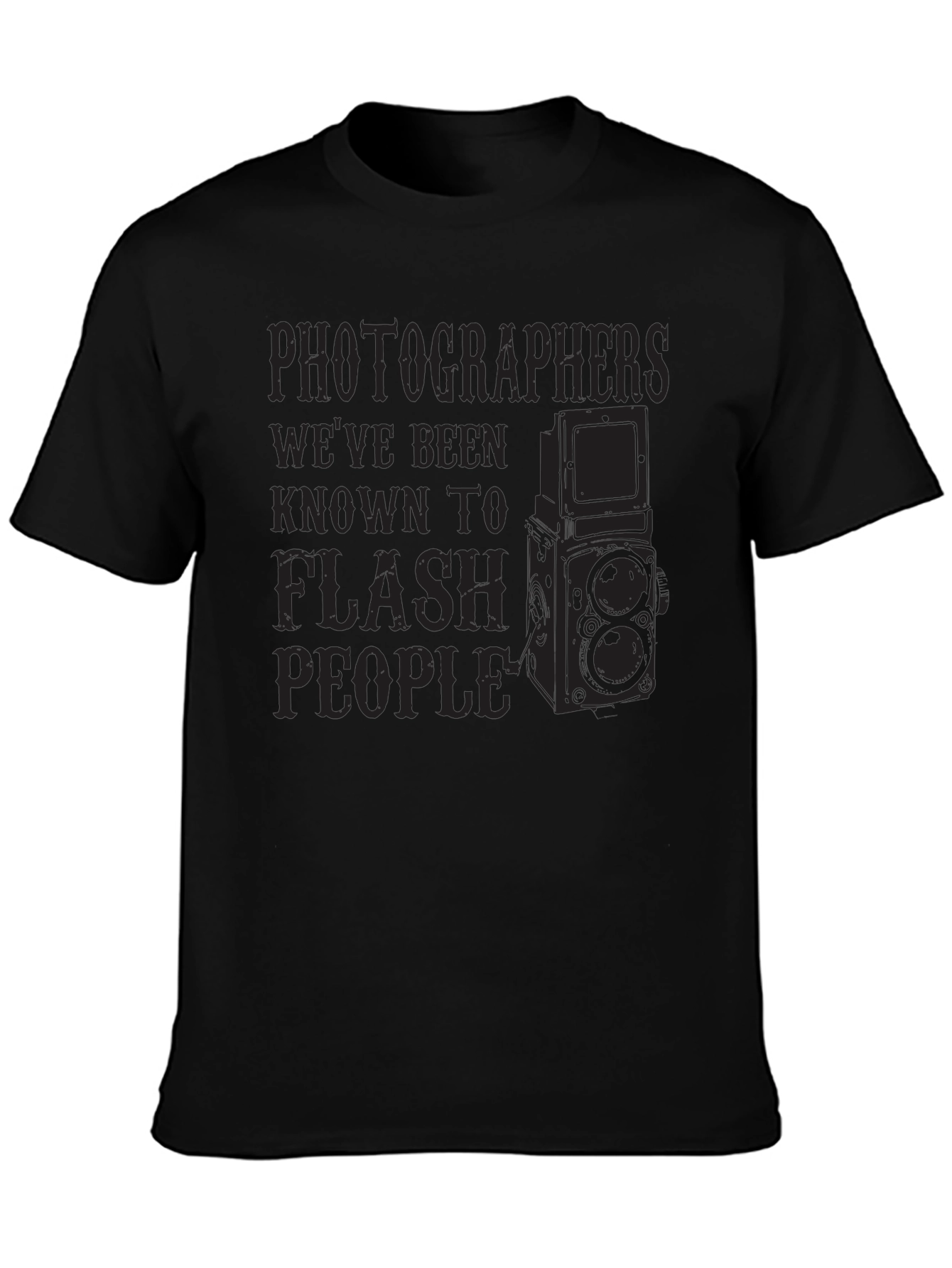 Photographer Humor Tee: Flash People