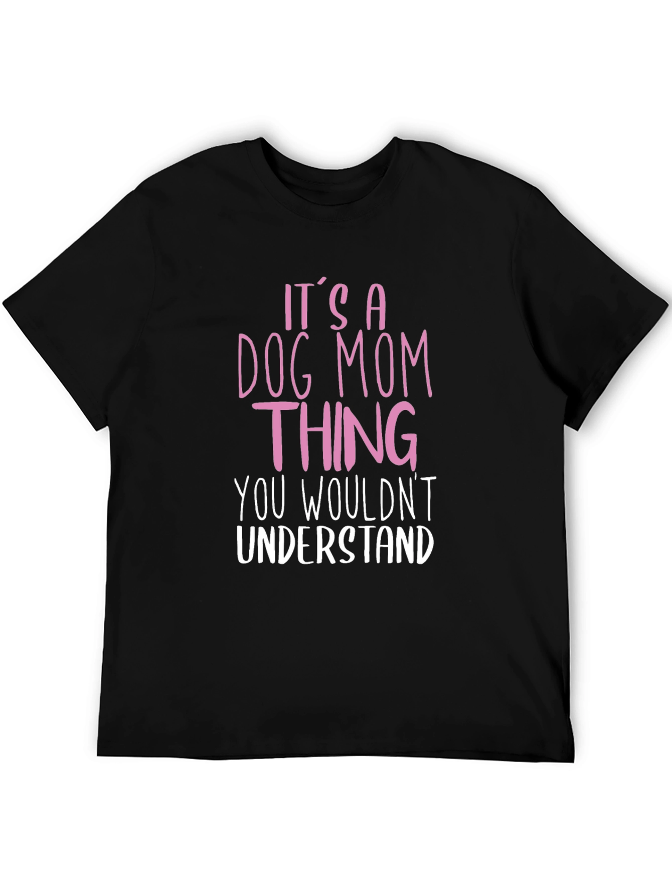 Dog Mom Thing Graphic Tee - Unisex Black T-Shirt