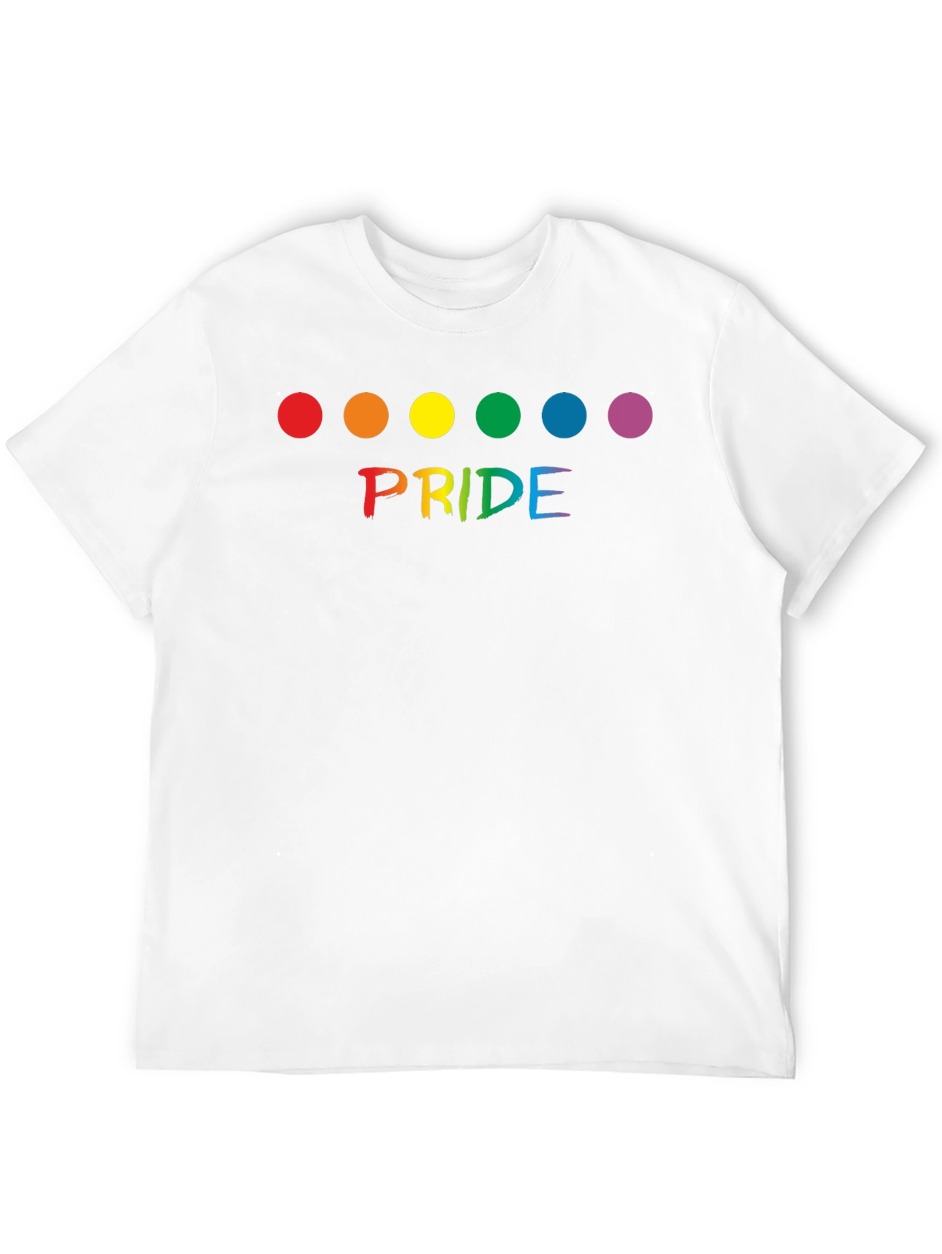 Pride Rainbow Dot Graphic T-Shirt - Unisex
