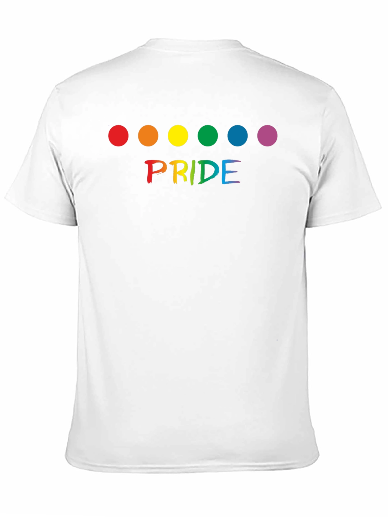 Pride Rainbow Dot Graphic T-Shirt - Unisex