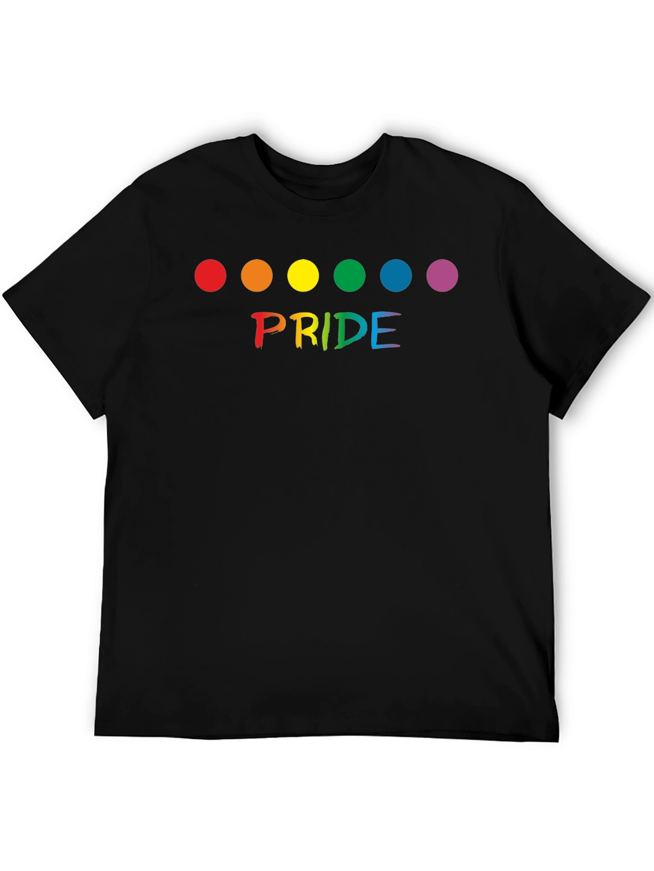 Pride Rainbow Dot Graphic T-Shirt - Unisex