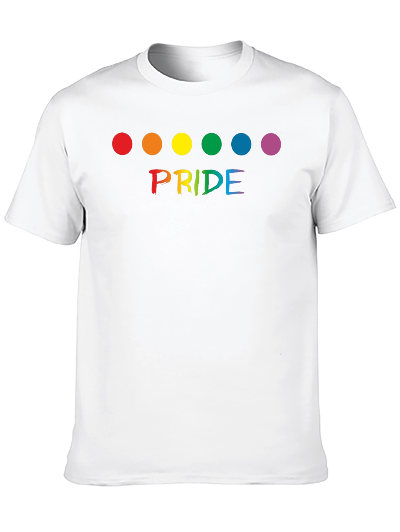 Pride Rainbow Dot Graphic T-Shirt - Unisex