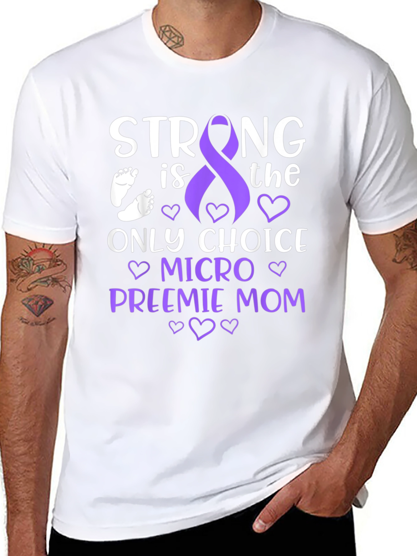 Strong Preemie Mom T-Shirt