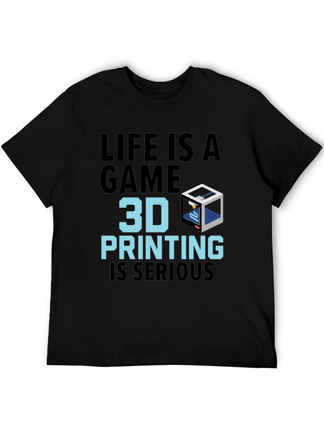 Life is a Game 3D Printing Graphic T-Shirt