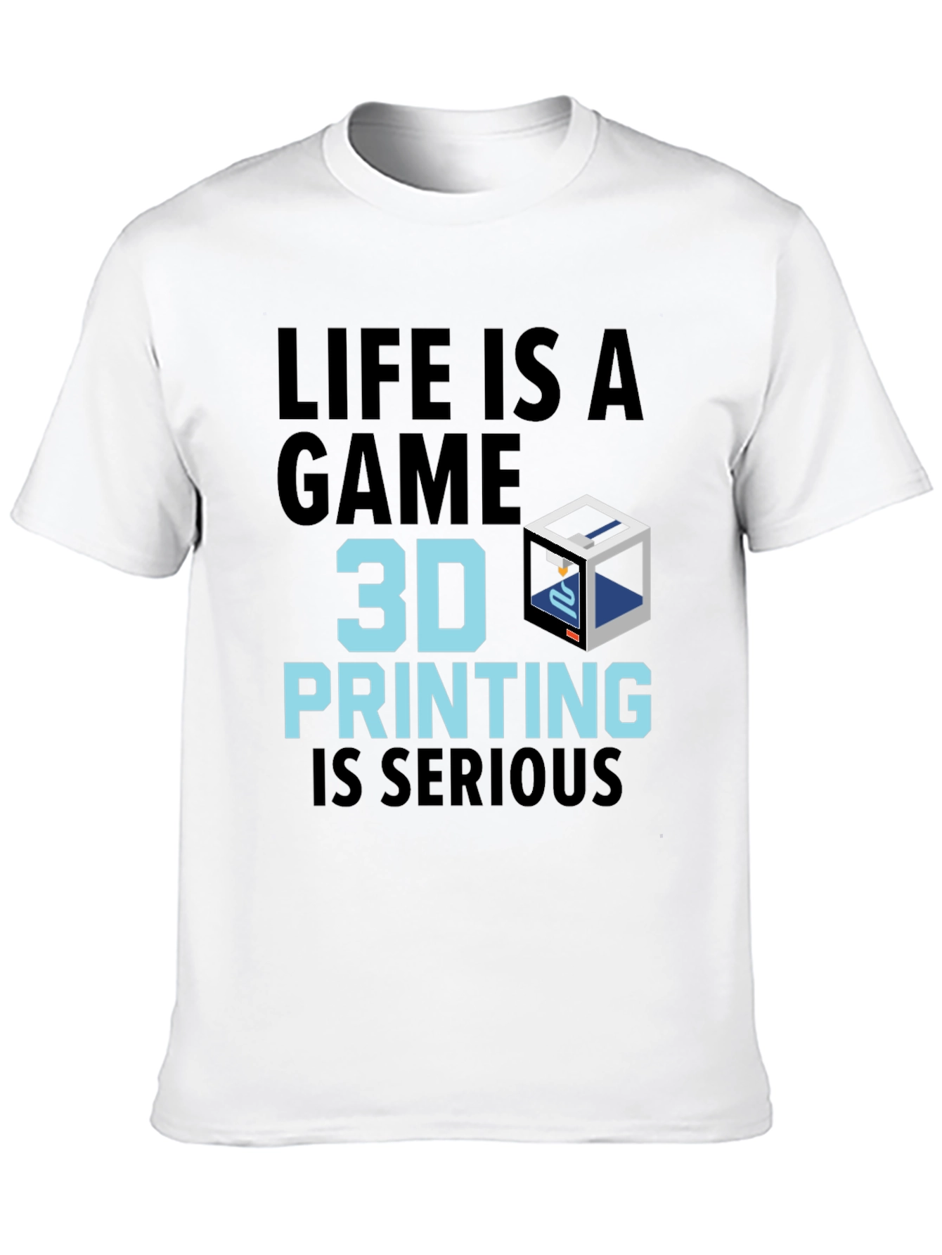 Life is a Game 3D Printing Graphic T-Shirt