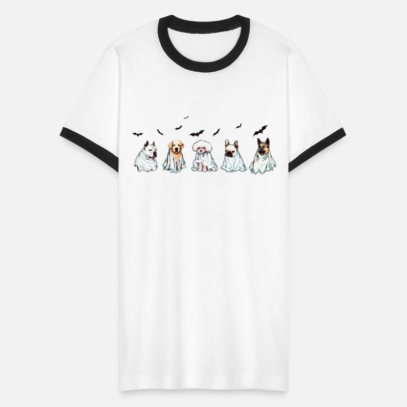 Halloween Dog Pitbull Golden Poodle Bulldog Ghost