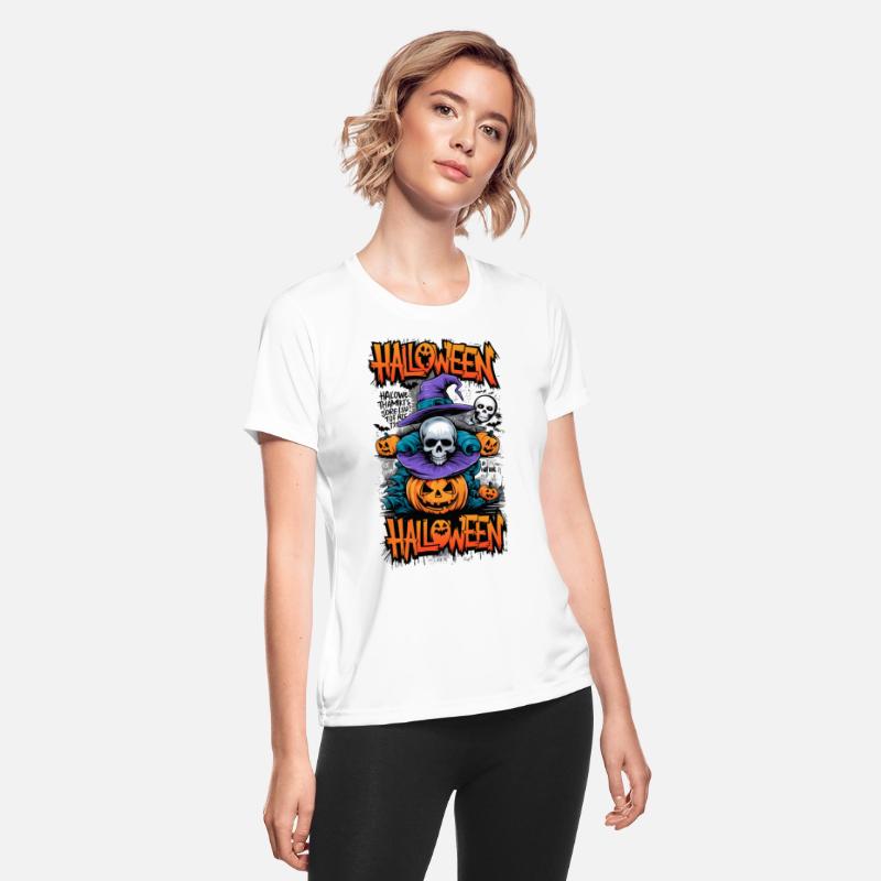 Halloween Party skull pumpkin witch