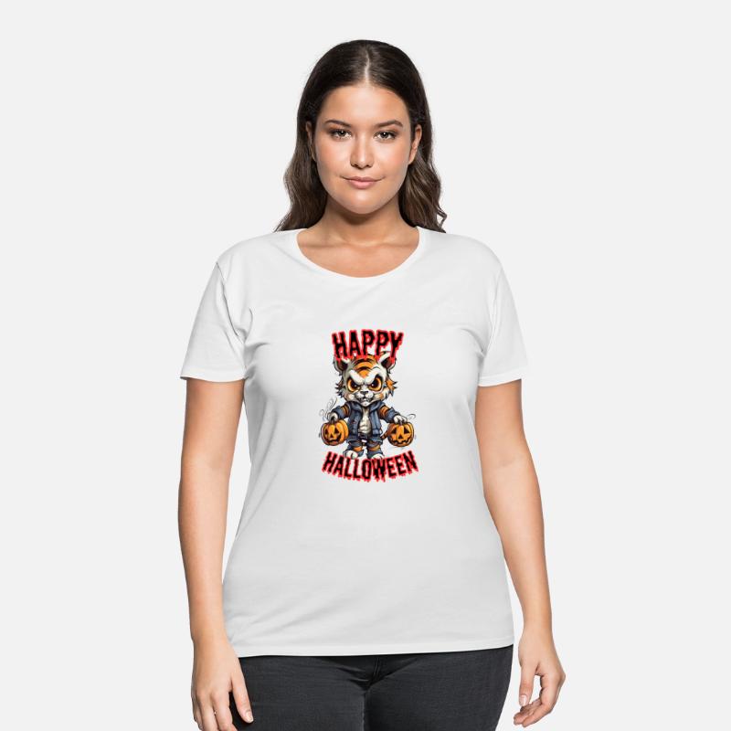 Halloween Tiger pumpkin happy halloween