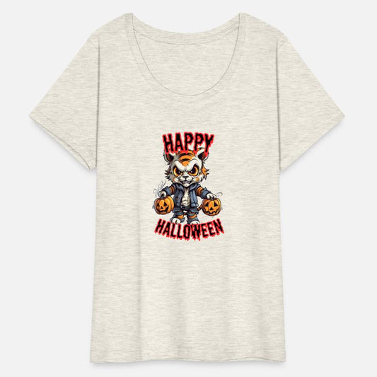 Halloween Tiger pumpkin happy halloween