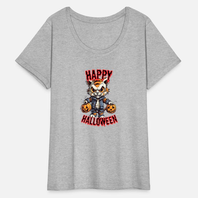 Halloween Tiger pumpkin happy halloween