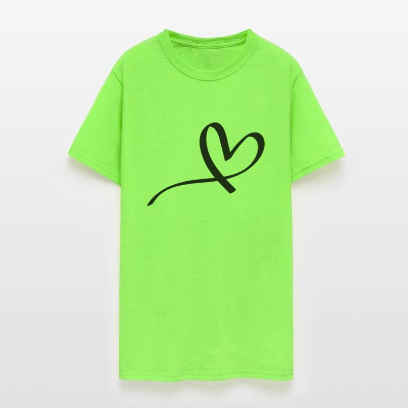 Hand drawn comic heart -love lover girlfriend cute