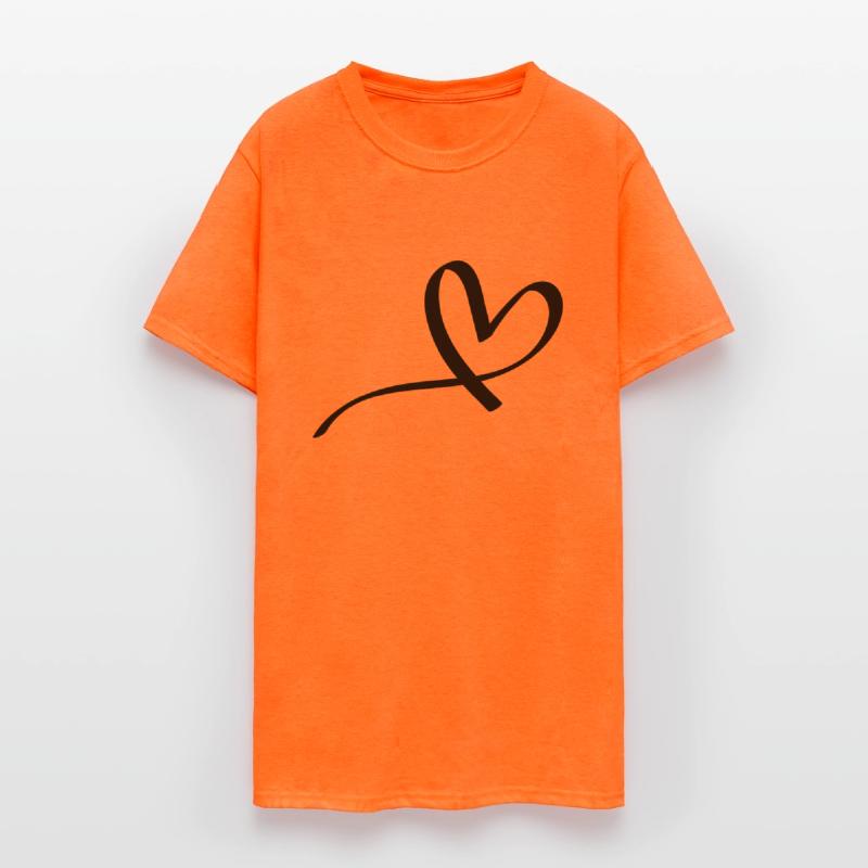 Hand drawn comic heart -love lover girlfriend cute