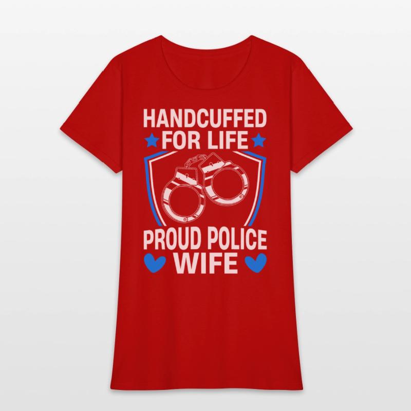 Handcuffed Life Police Wife Police Officer Law