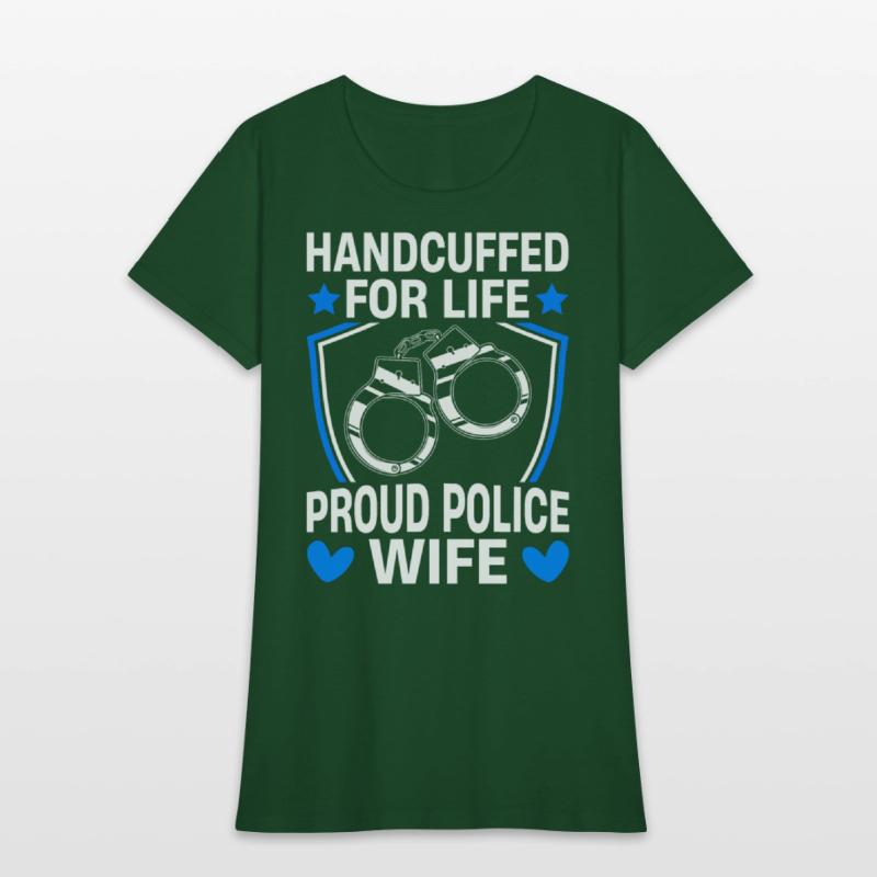 Handcuffed Life Police Wife Police Officer Law