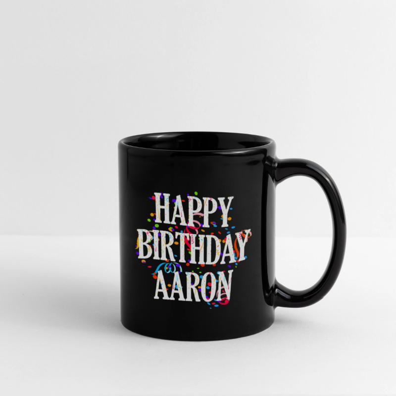 Happy Aaron First Name Colorful Bday