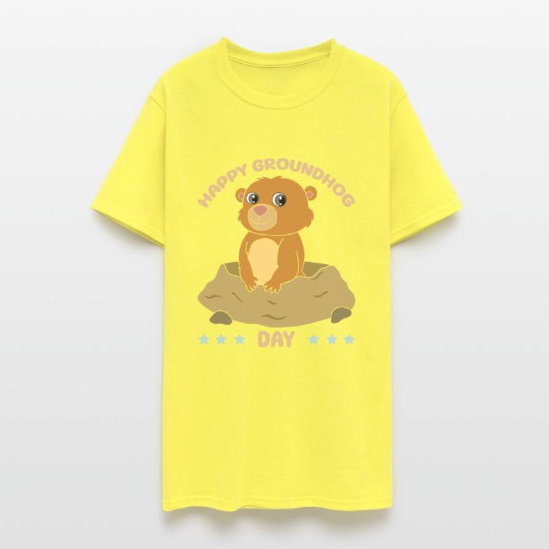 Happy Groundhog Day Cute Kawaii Groundhog