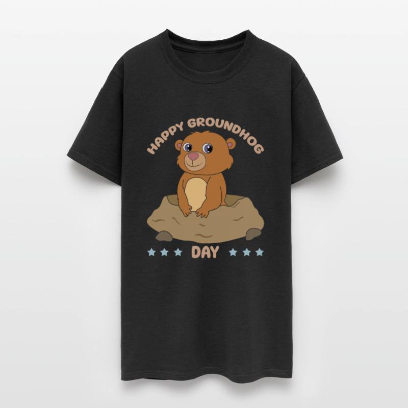 Happy Groundhog Day Cute Kawaii Groundhog