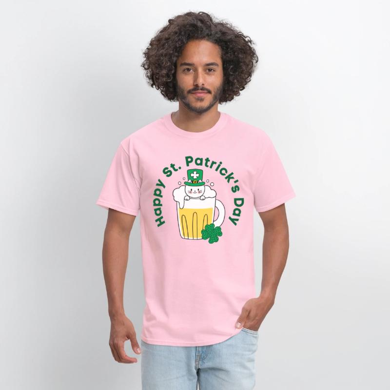 Happy St. Patrick’s Day Irish Funny Beer Cat Lover