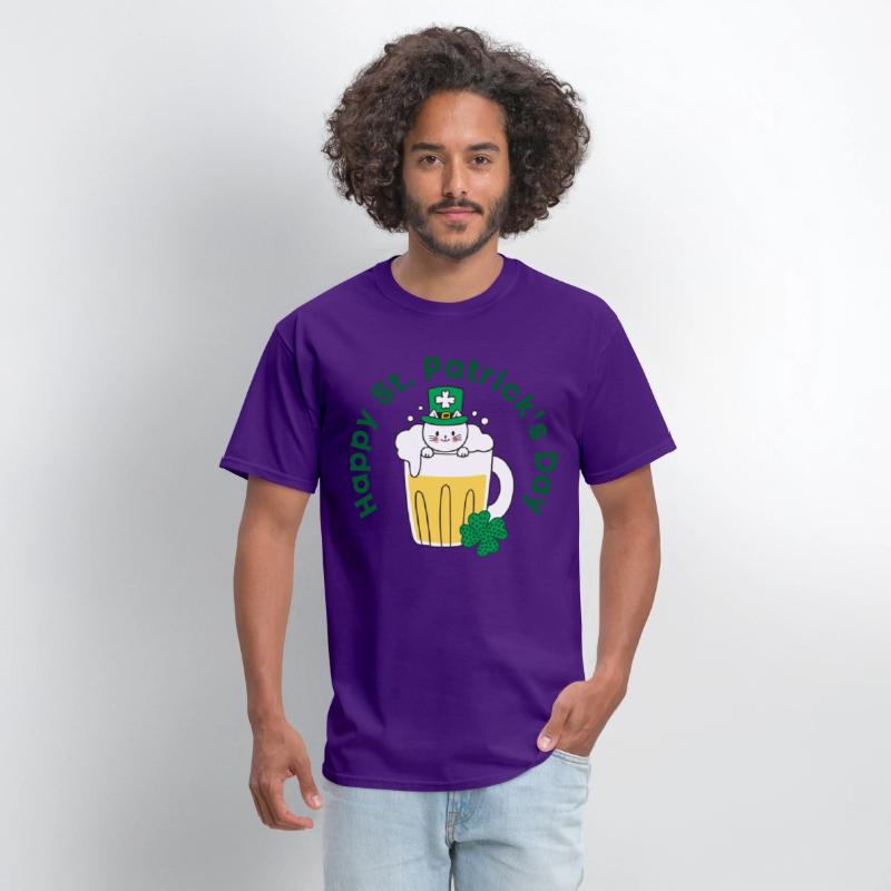 Happy St. Patrick’s Day Irish Funny Beer Cat Lover