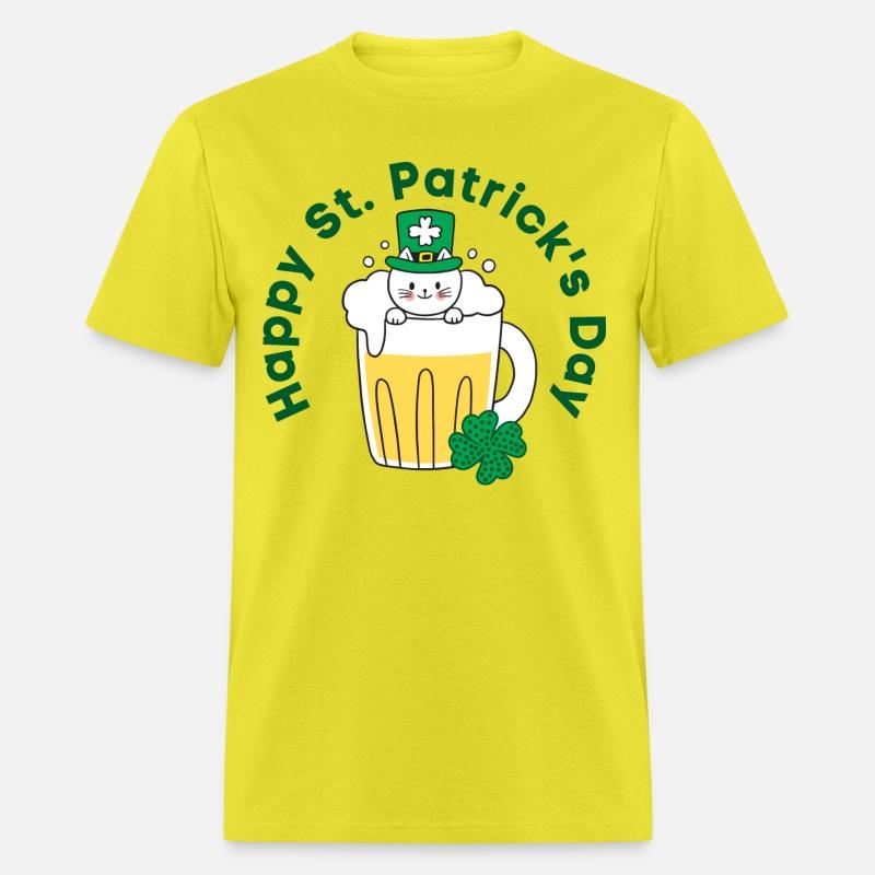 Happy St. Patrick’s Day Irish Funny Beer Cat Lover
