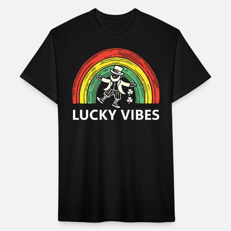 Happy Vibes St. Patrick's Day Regenbogen
