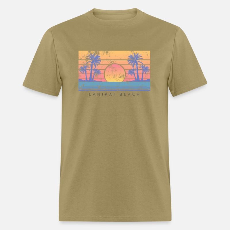 Hawaii Lanikai Beach Vibes Distressed