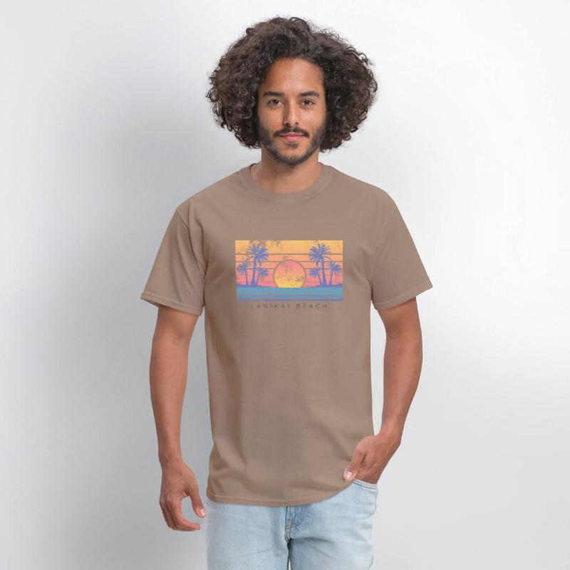 Hawaii Lanikai Beach Vibes Distressed