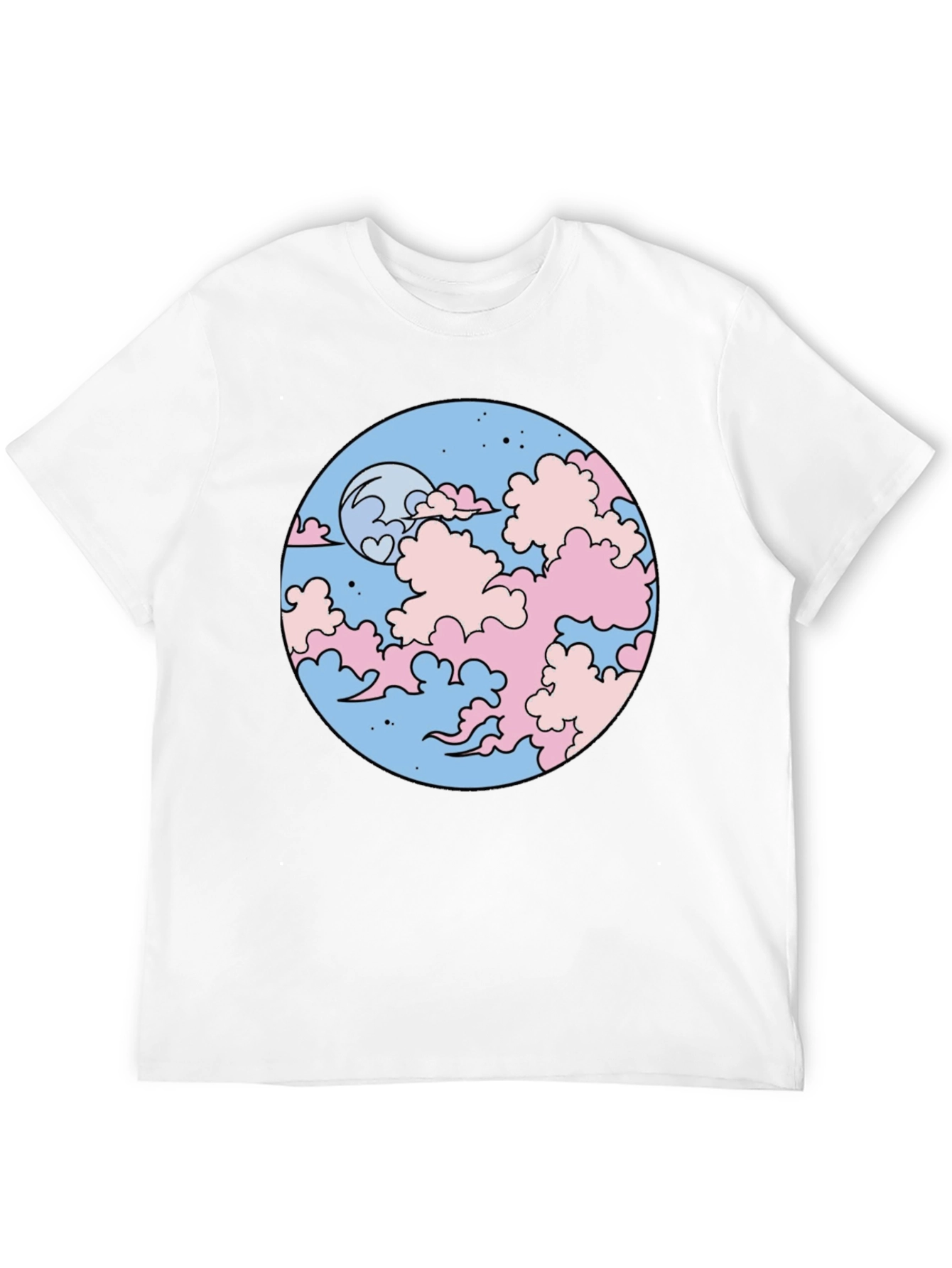 Pastel Dreamscape Graphic Tee - Stylish and Comfortable