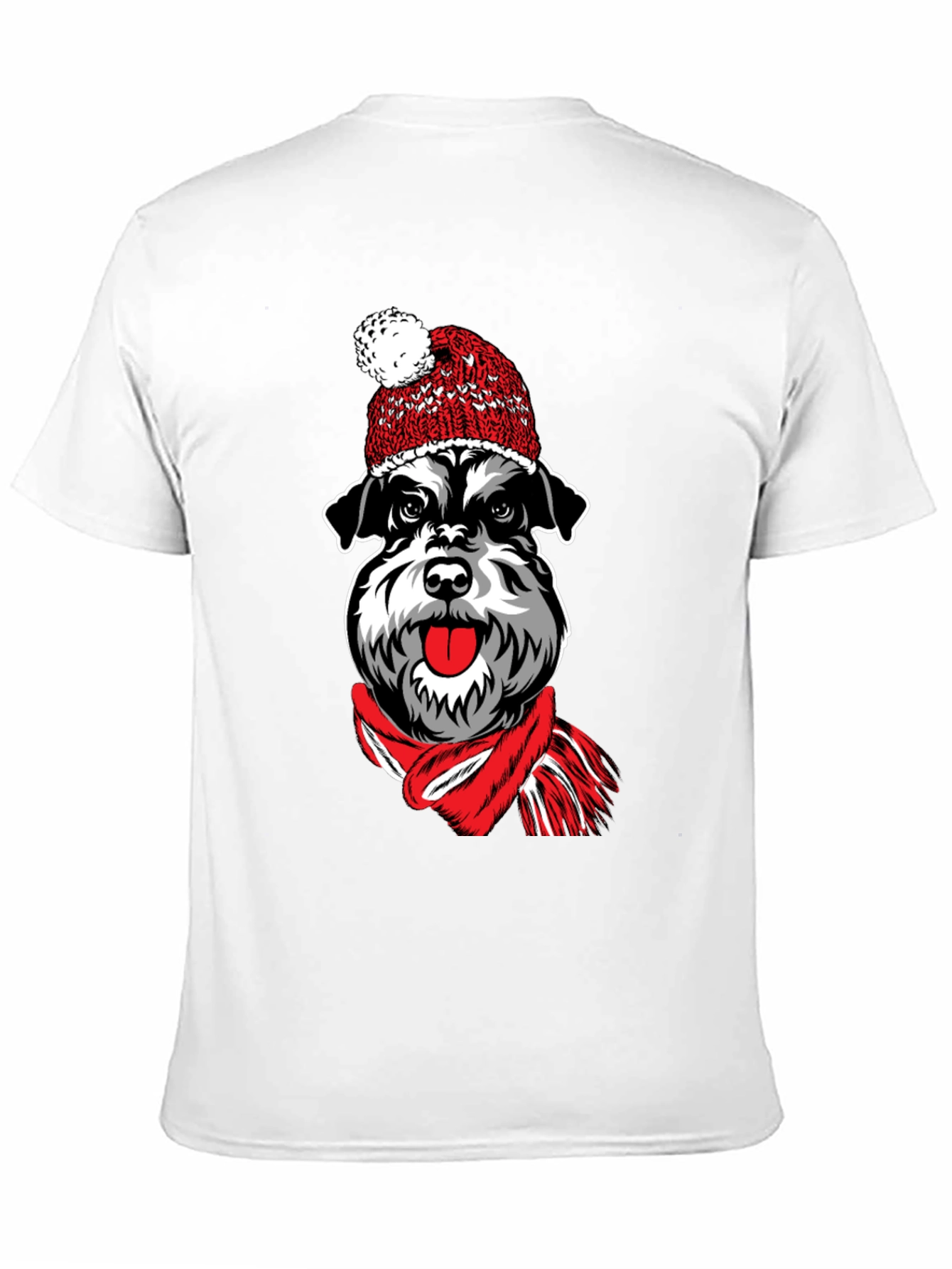Dog in Hat Graphic T-Shirt