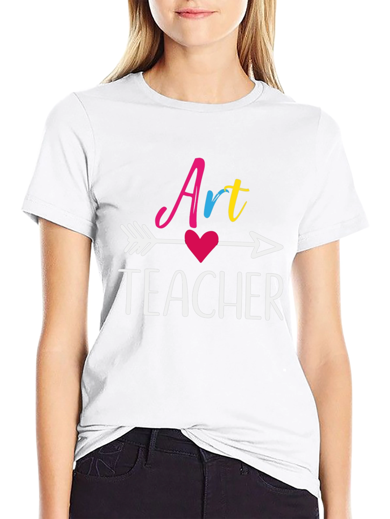 Art Teacher Arrow Heart T-Shirt