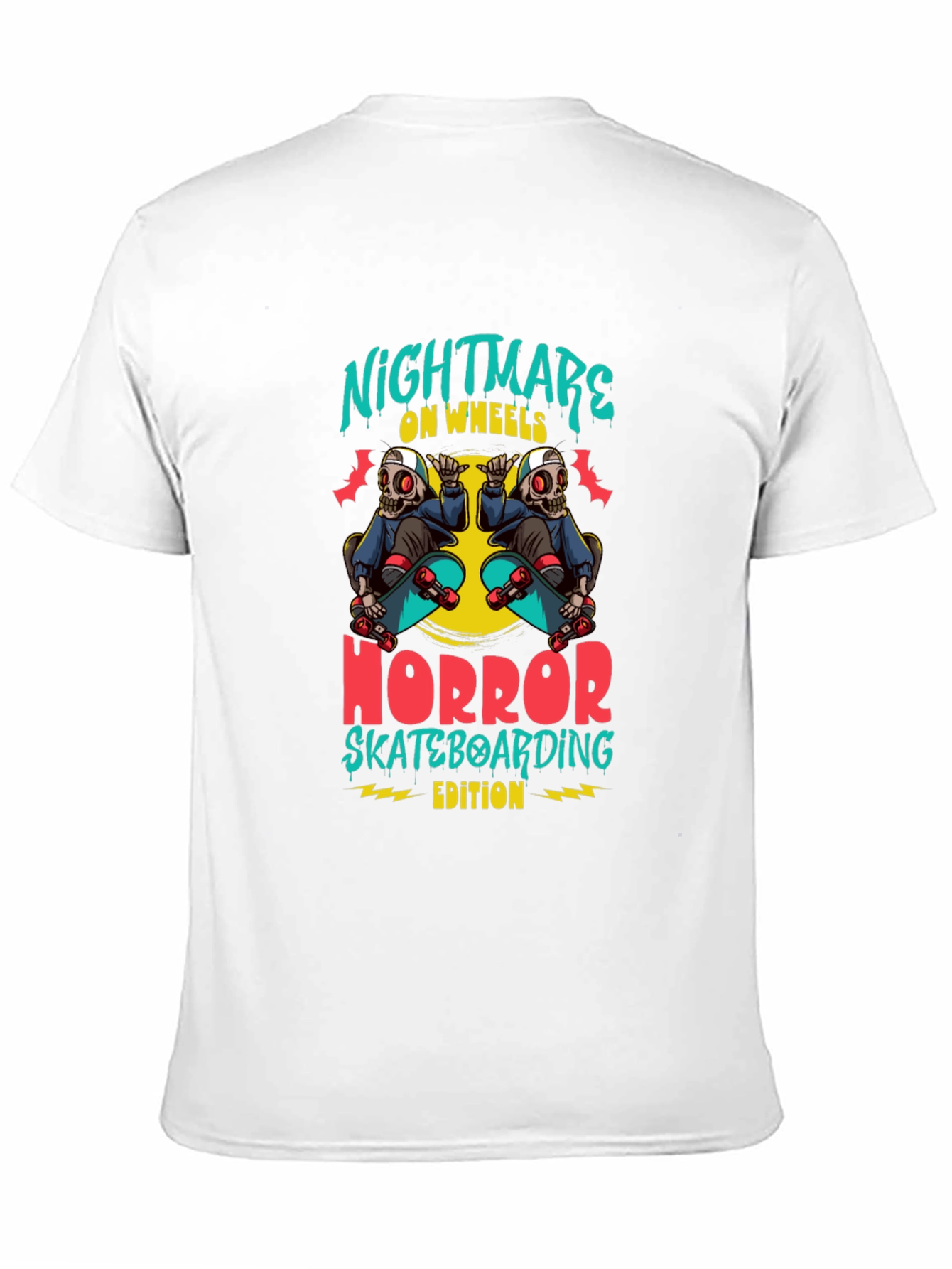 Nightmare on Wheels Skateboard T-Shirt