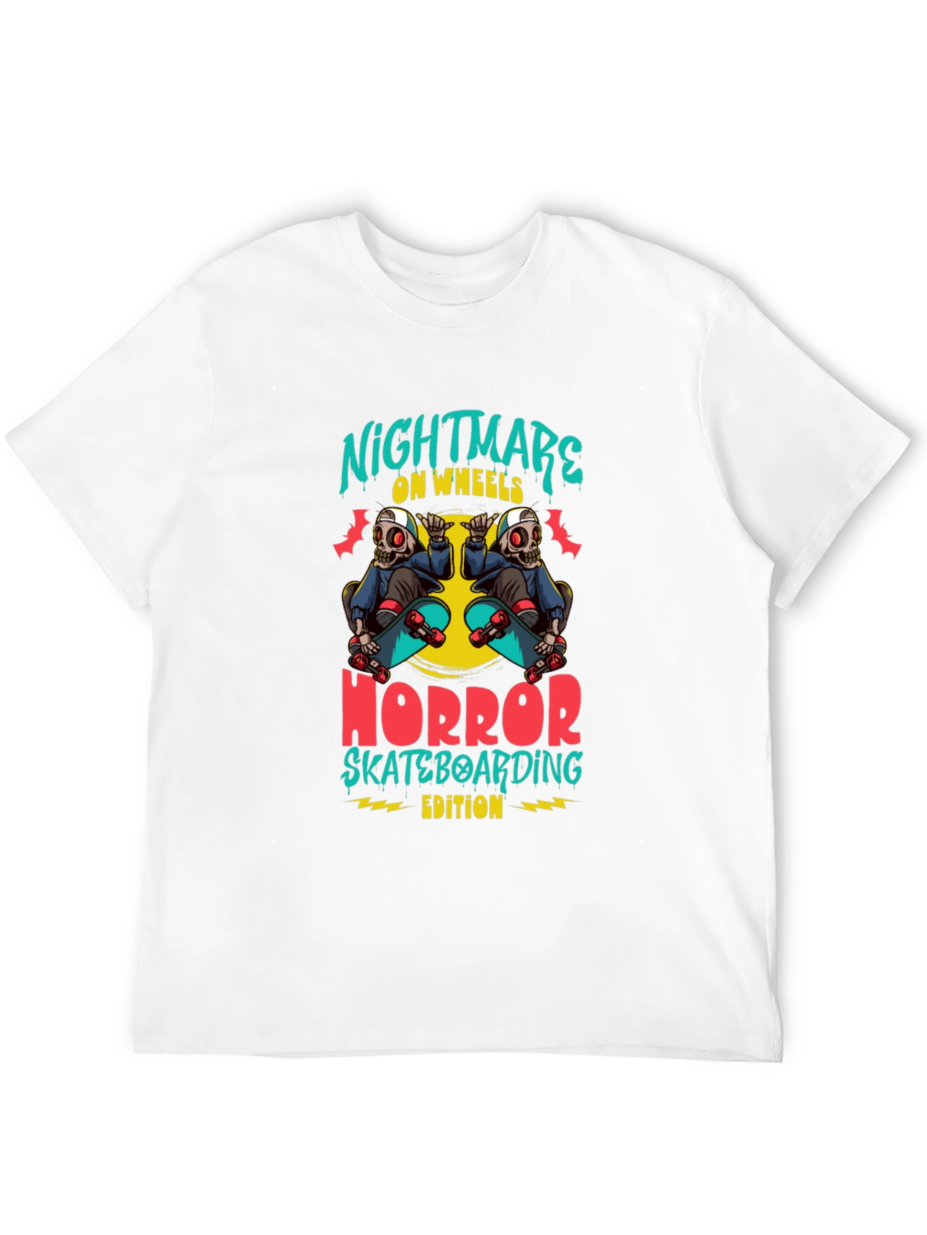Nightmare on Wheels Skateboard T-Shirt