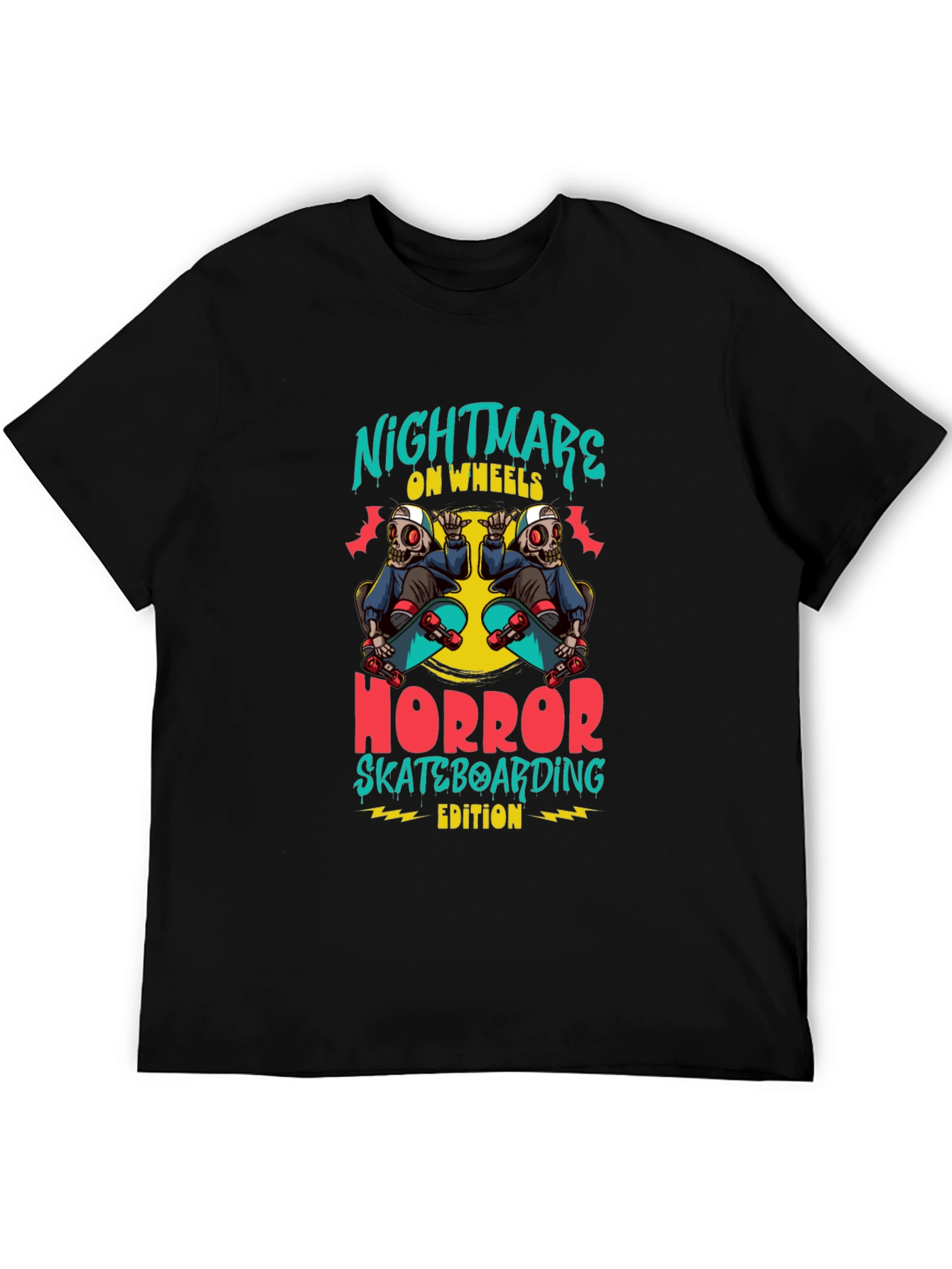 Nightmare on Wheels Skateboard T-Shirt