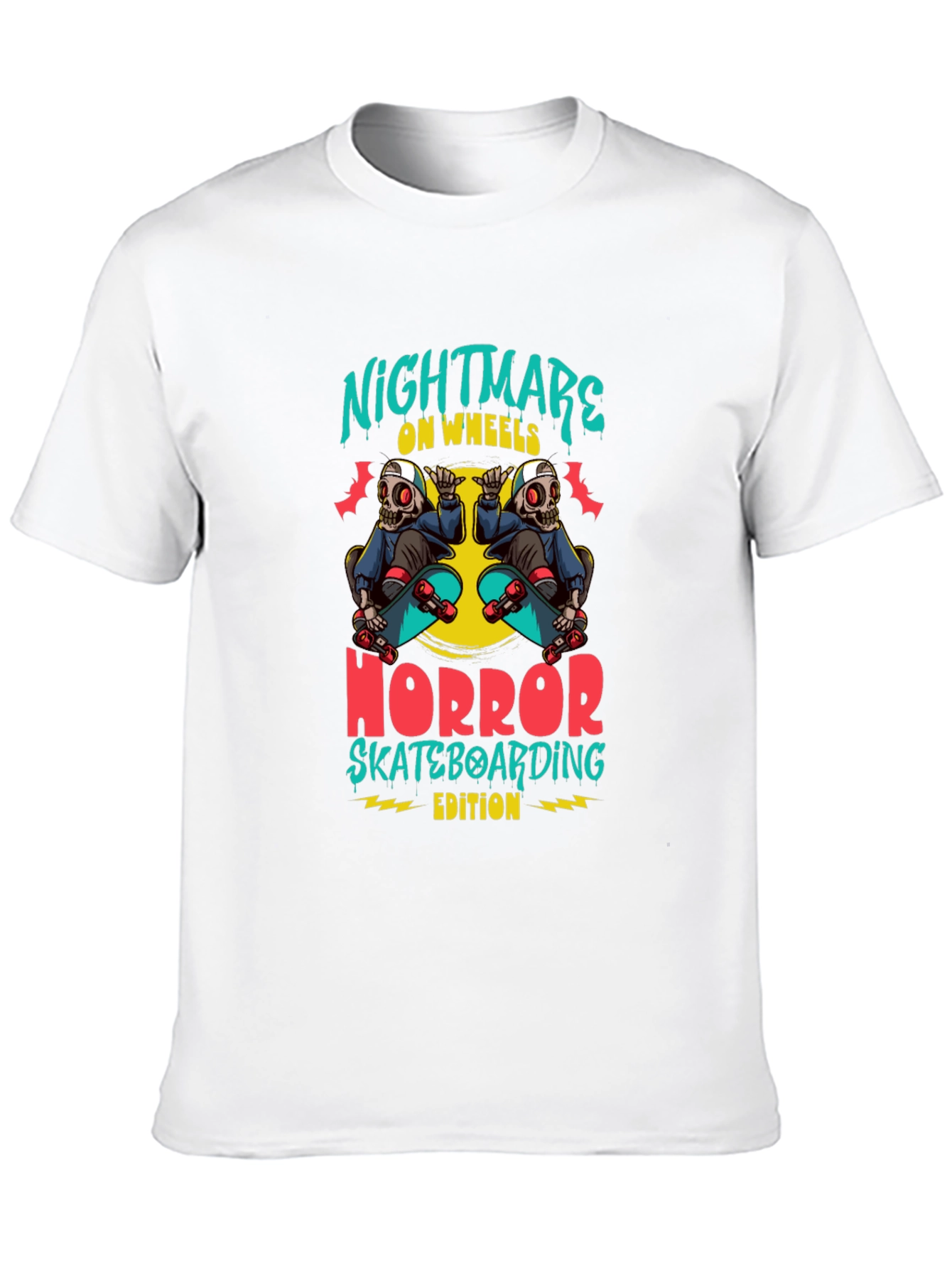 Nightmare on Wheels Skateboard T-Shirt
