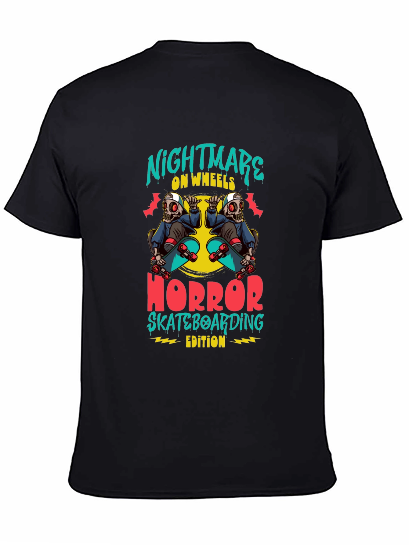 Nightmare on Wheels Skateboard T-Shirt