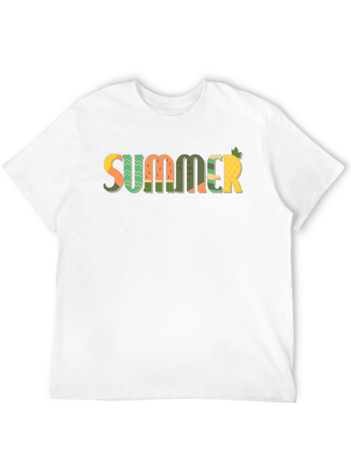 Summer Print Black T-Shirt
