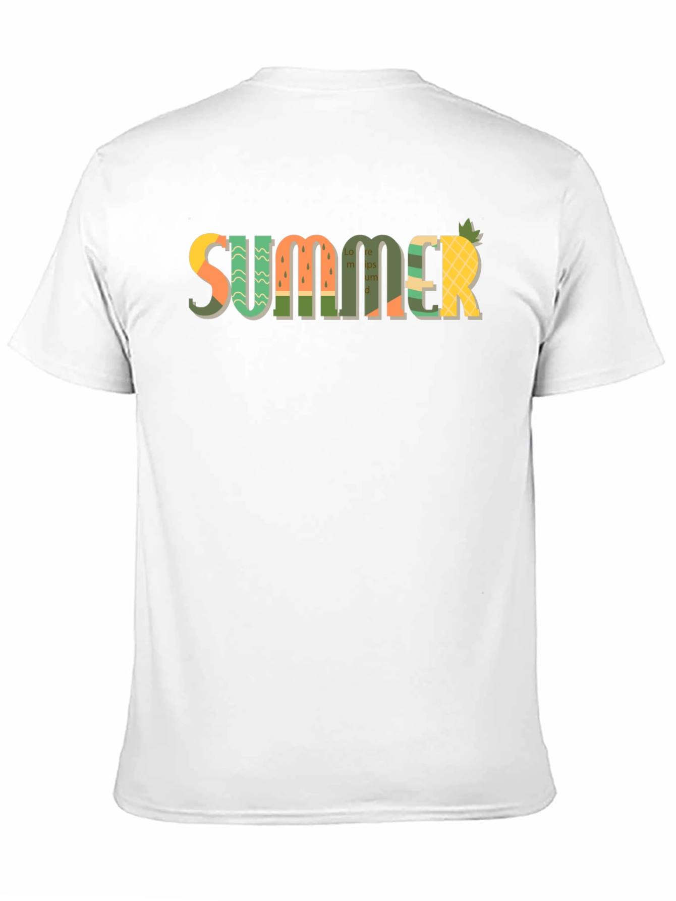 Summer Print Black T-Shirt