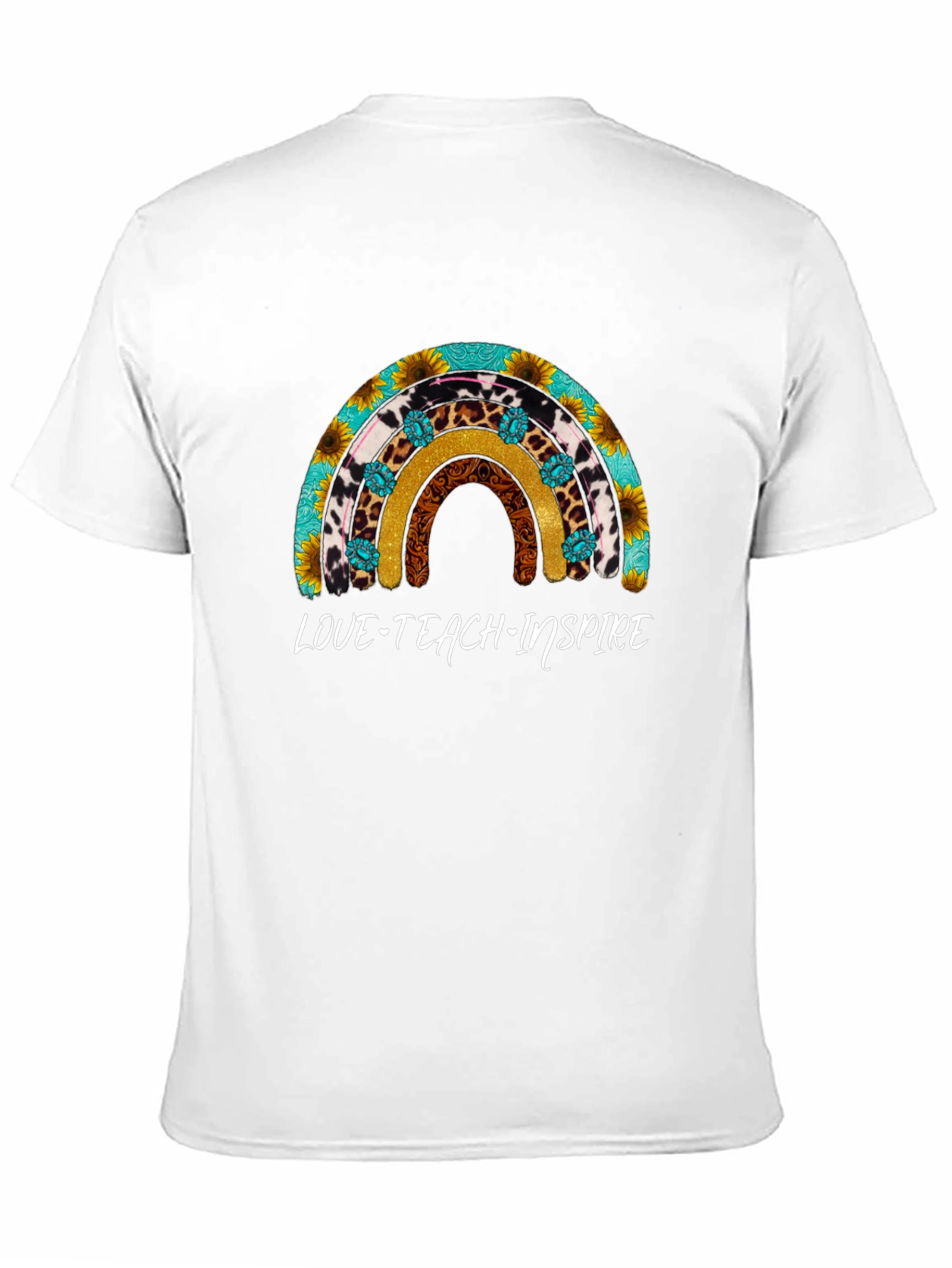 Love Teach Inspire Rainbow T-Shirt