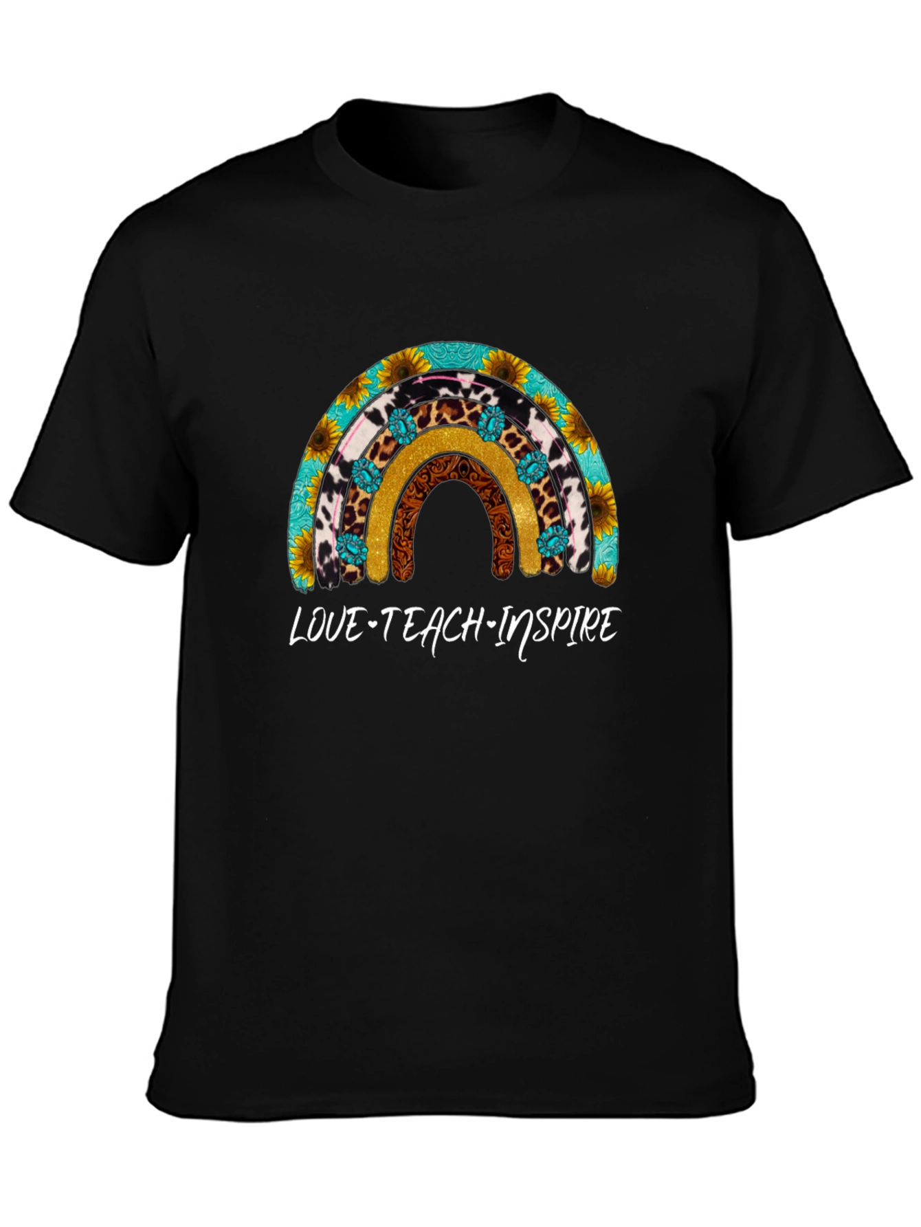 Love Teach Inspire Rainbow T-Shirt