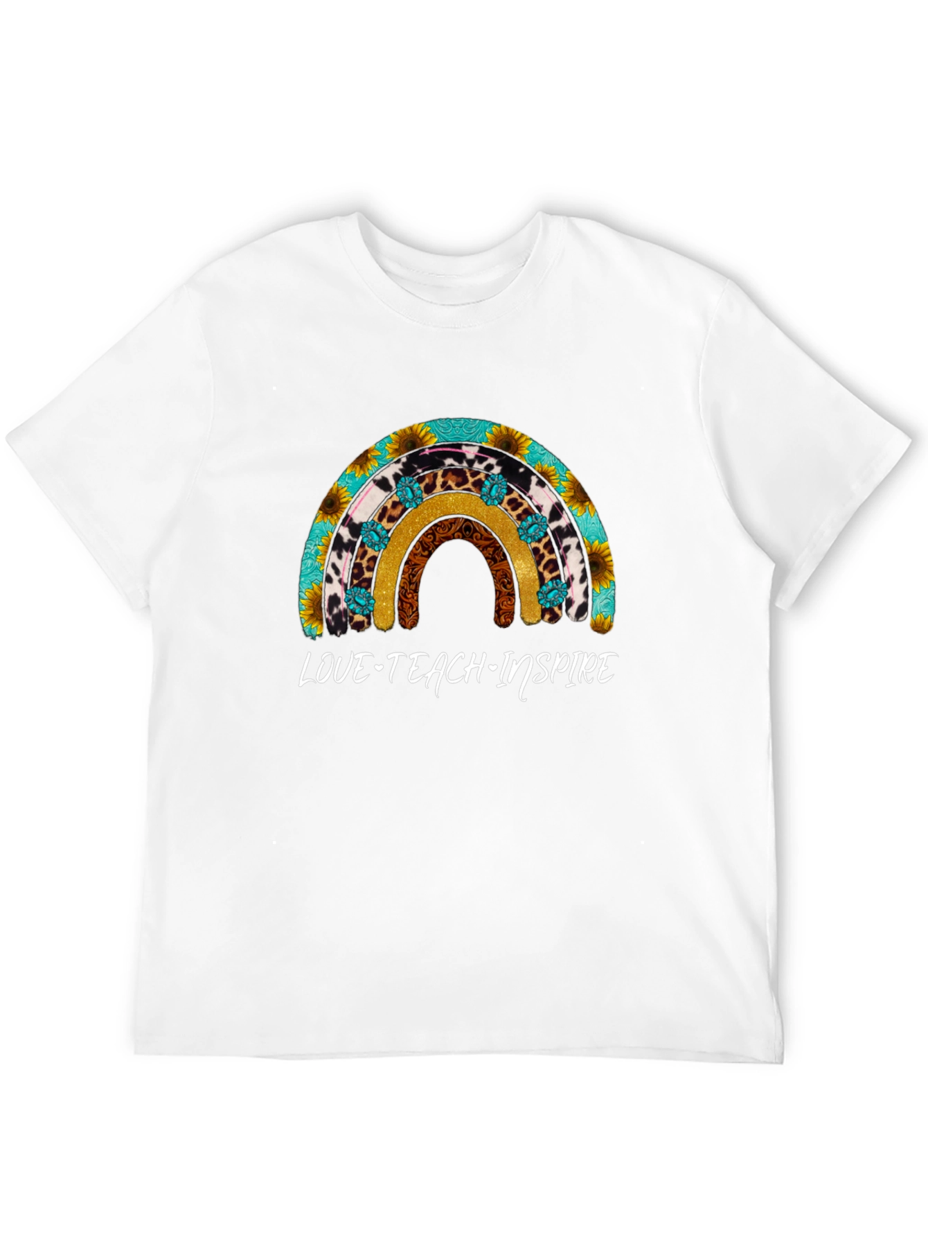 Love Teach Inspire Rainbow T-Shirt