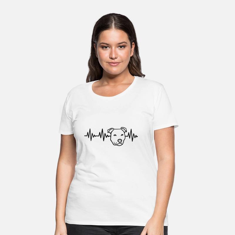 Heartbeat Pitbull Classic T Shirt