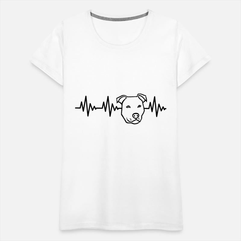 Heartbeat Pitbull Classic T Shirt